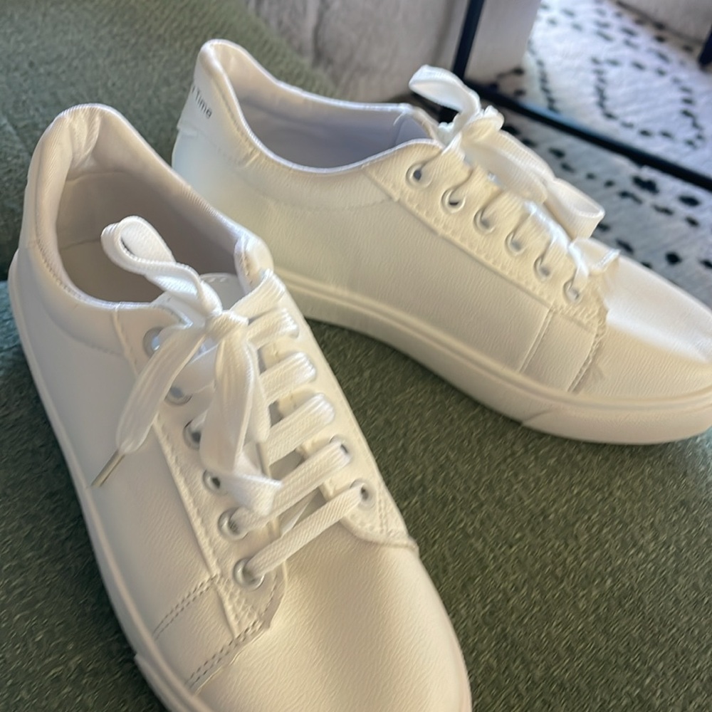 White sneakers